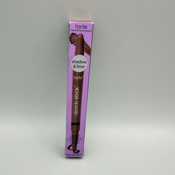 Tarte Quickstick Shadow and Liner Taupe Luster Shadow Black Liner NIB - Picture 1 of 4